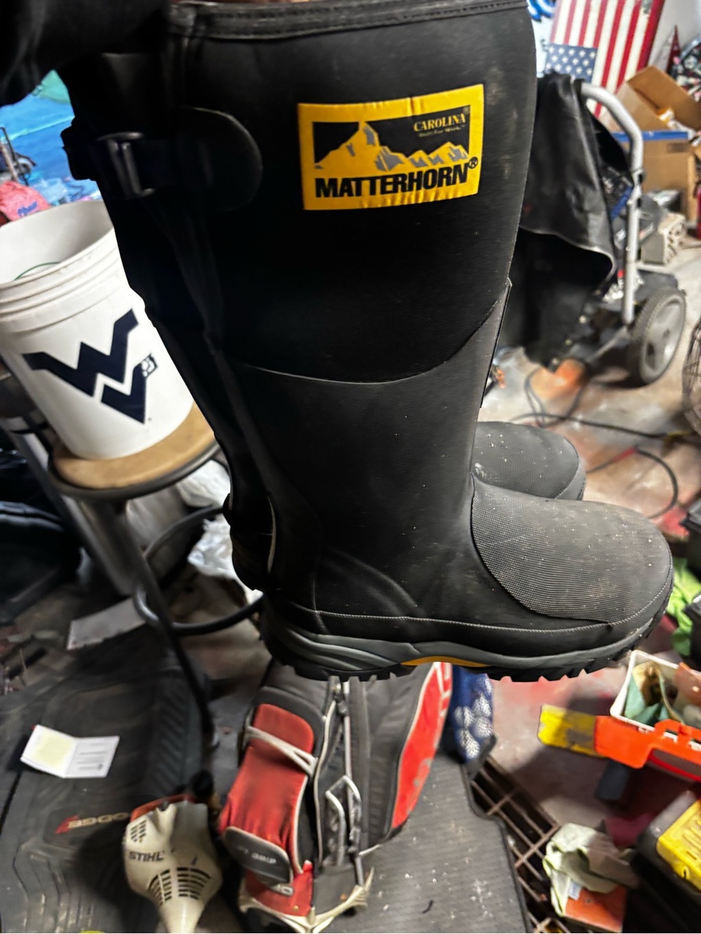 Matterhorn Men's Black Waterproof Work Boots